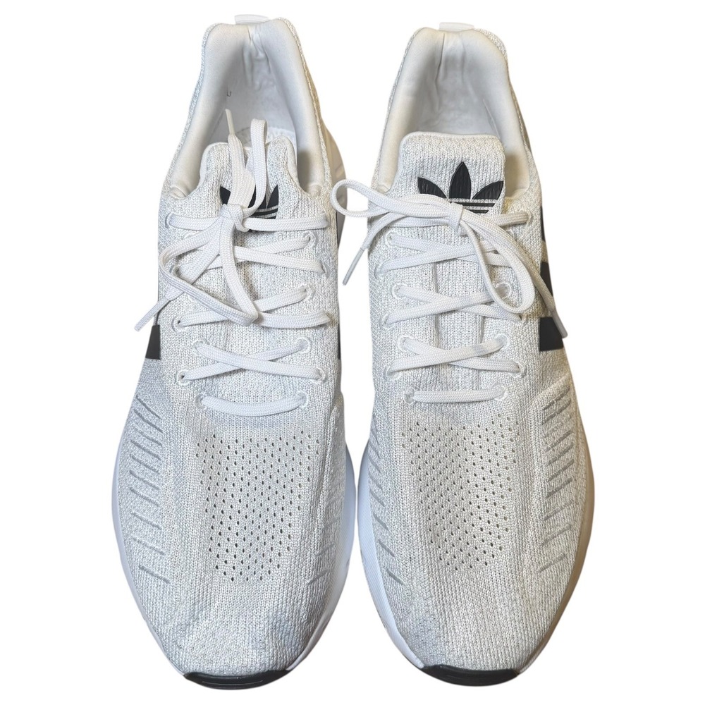 Adidas Swift Run 22 Mens‎ Running Shoes White Black GY3047 Size 12